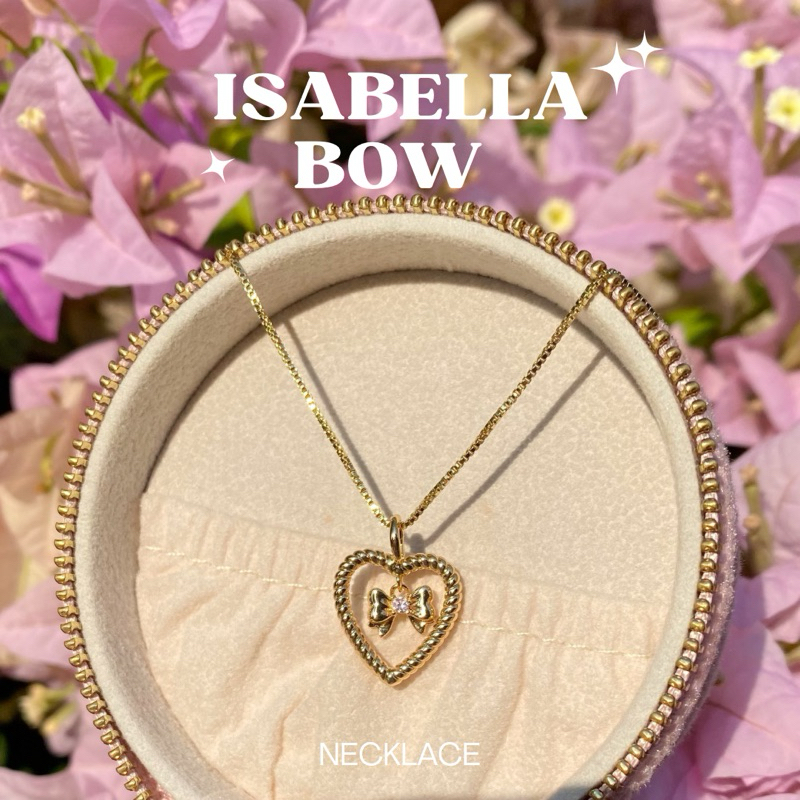 Thelucy Isabella bow necklace 💝☀️🎀
