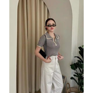 MALIMAYS - Zip Knit Polo เสื้อคอปกซิปหน้า