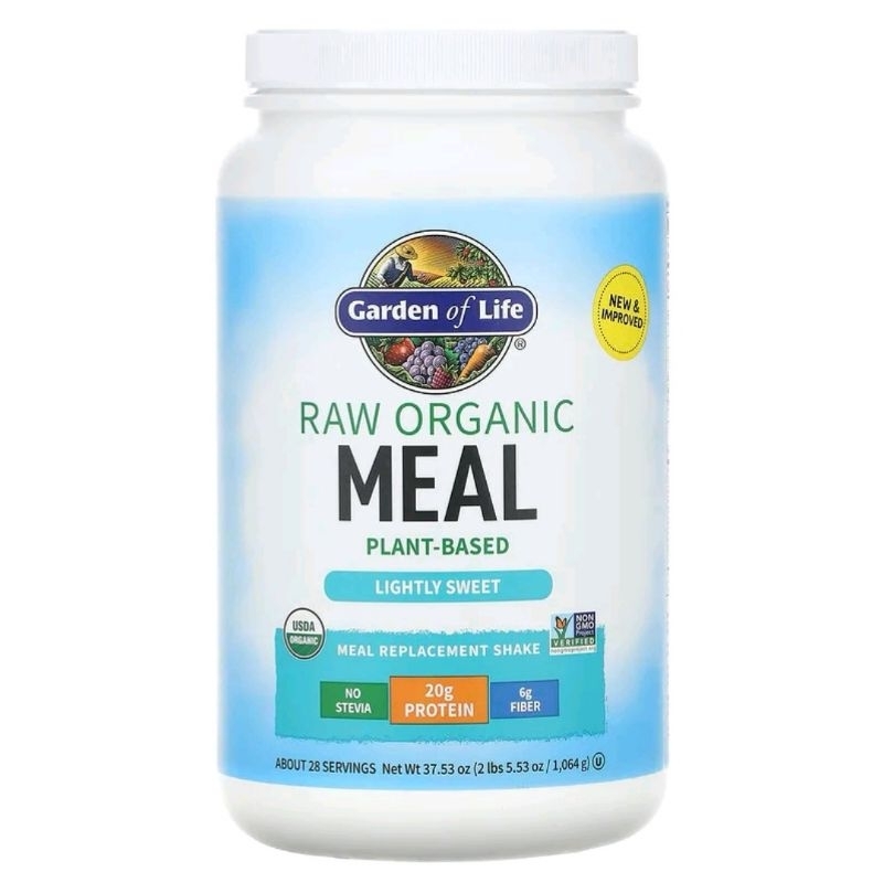 Garden of Life, Raw Organic Meal, Organic Shake &amp; Meal Replacement, 2.28 lbs (1,038 g)