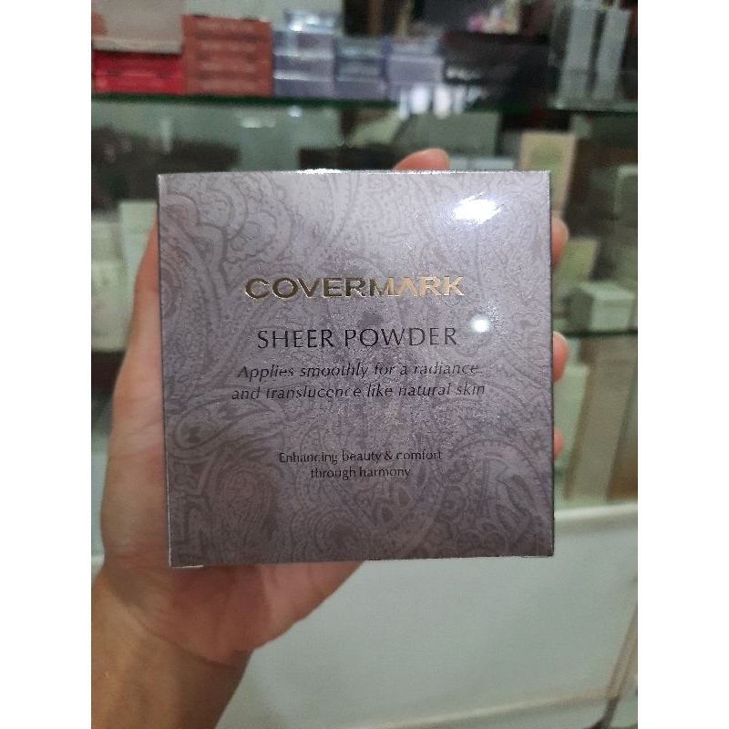 แป้งฝุ่นประกายชิมเมอร์ Covermark Sheer Powder ขนาด 13 กรัม (ไม่มีรีฟิล)