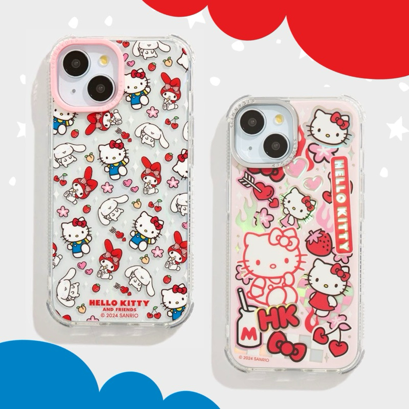 พร้อมส่ง Skinnydip x Sanrio Hello Kitty Shock Case เคสคิตตี้ ลิขสิทธิ์แท้ (16 Pro Max/16 Plus/15 Plus/15 Pro Max)