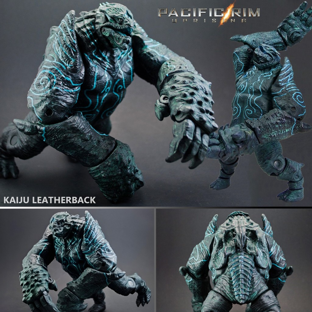 Neca แอคชั่น ฟิกเกอร์ Pacific Rim 2 แปซิฟิค ริม สงครามอสูรเหล็ก Kaiju Leatherback ไคจู เลเท้อ แบ็ค ส
