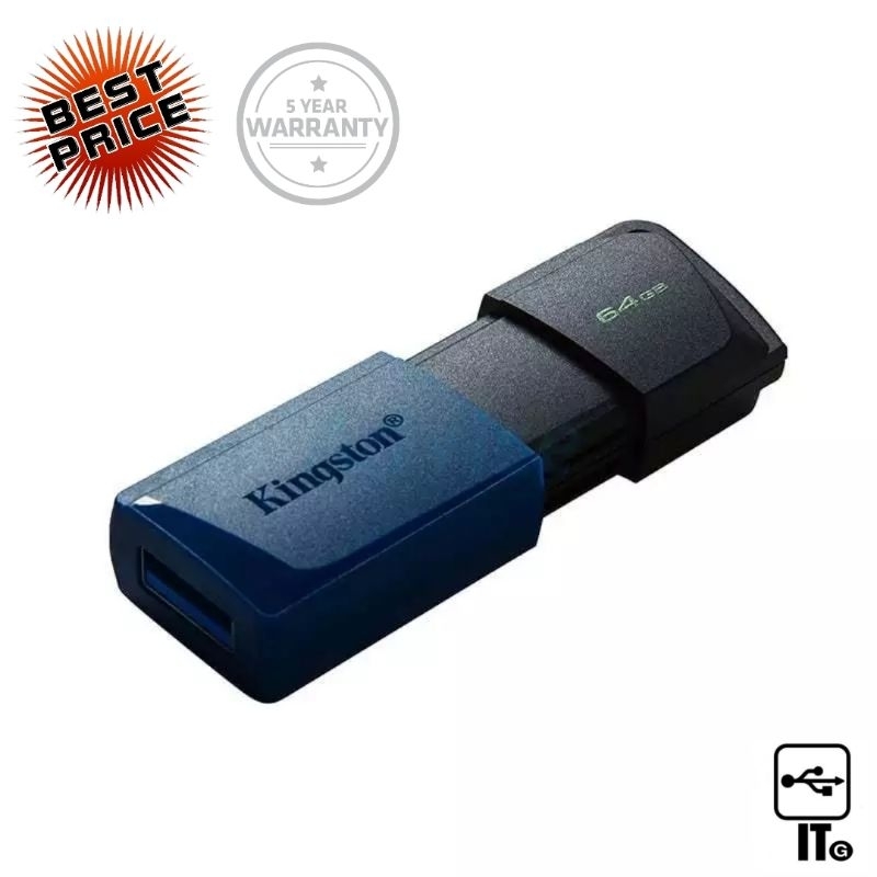 64GB Flash Drive KINGSTON Data Traveler Exodia ประกัน 5Y แฟลชไดรฟ์