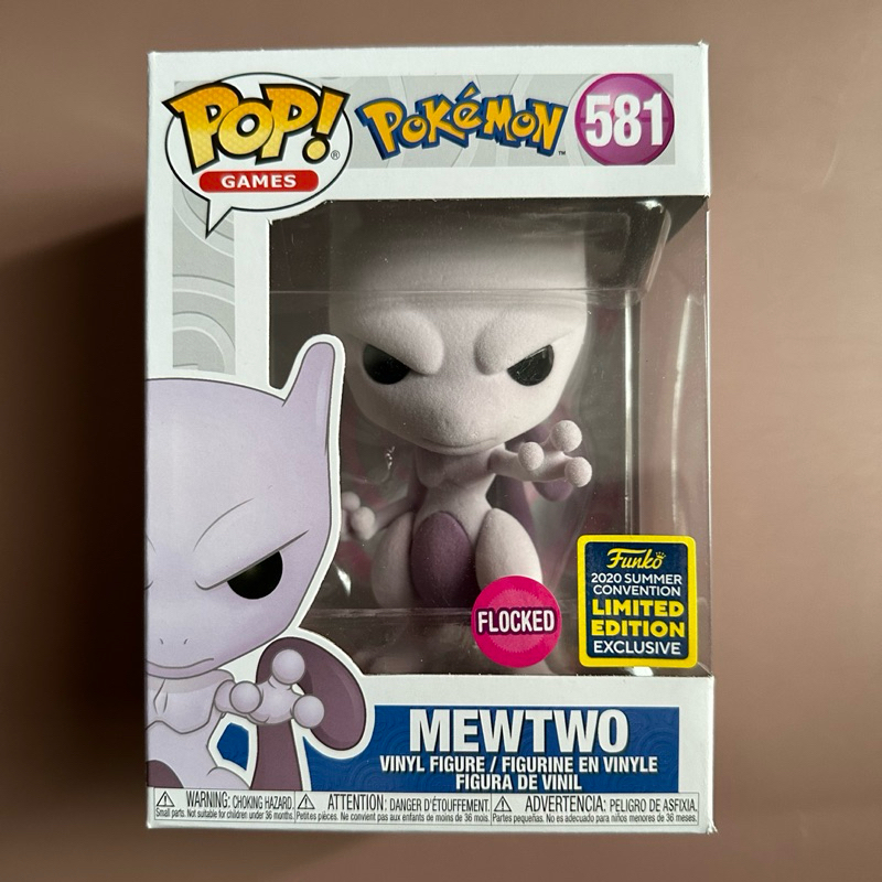 Funko pop Mewtwo[Flocked][Pokemon]