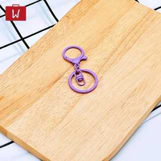 Oneworkstory พวงกุญแจ |DIY หลายแบบให้เลือก| คอหมา พวงกุญแจห่วง ห้อยกรอบบัตร คล้องที่ใส่บัตร ตะขอก้ามปู ตะขอโลหะ keychain