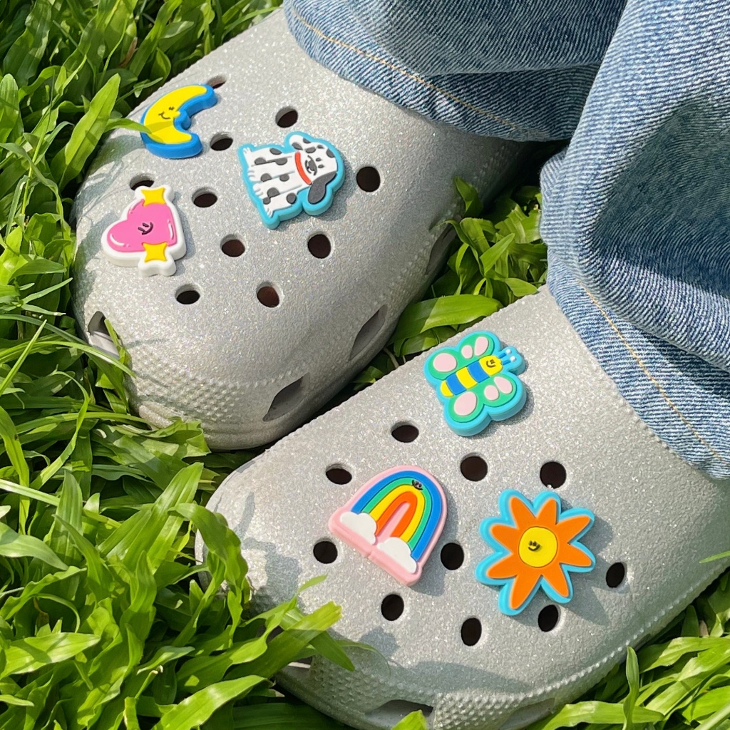 FLUFFY OMELET - SHOE CHARMS ที่ติดตกแต่งรองเท้า CROC & SNEAKER