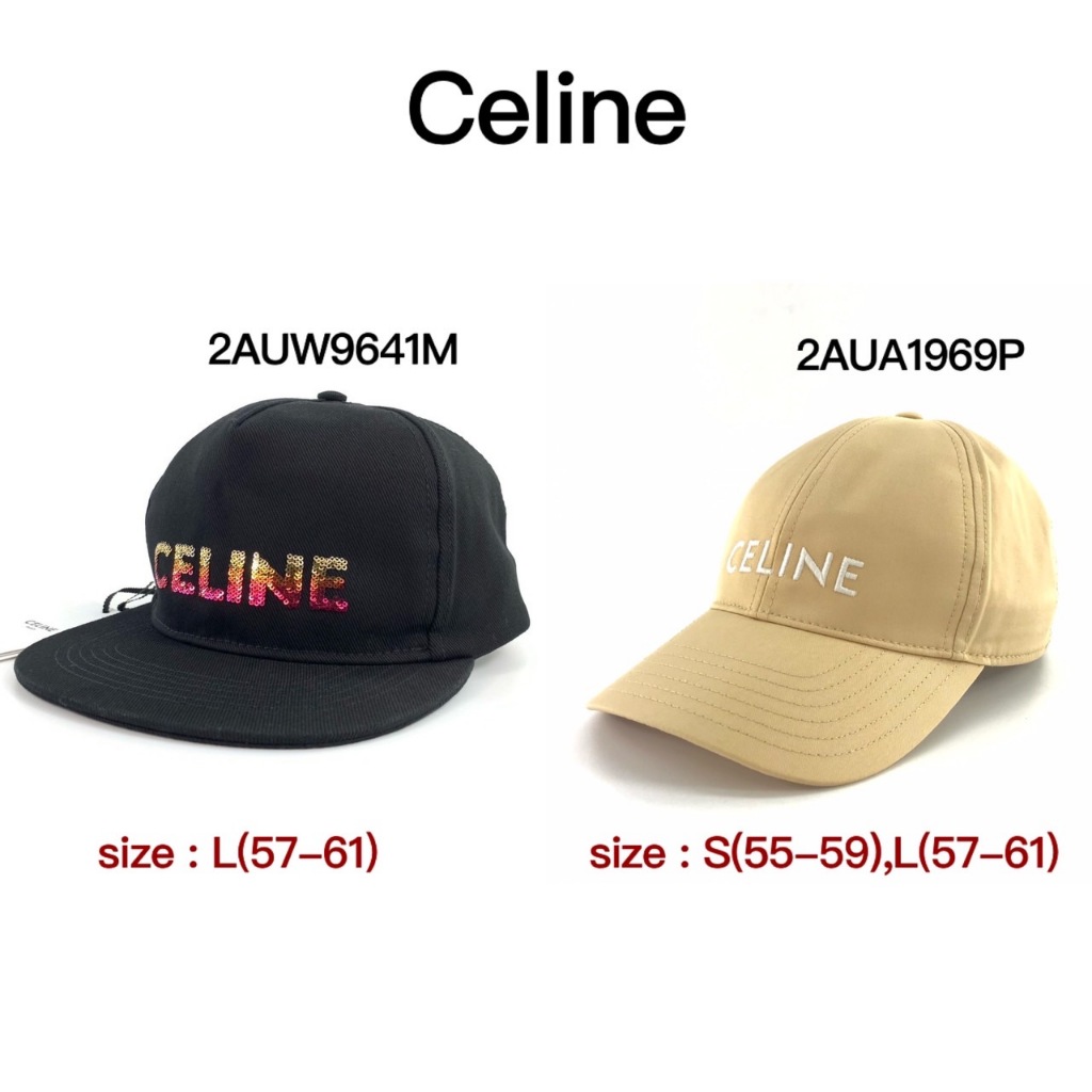 CELINE Cap ของแท้ 100% [จัดส่งฟรี]