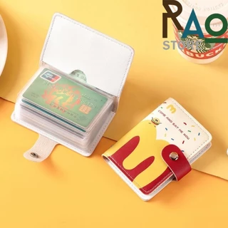RAO Store พร้อมส่ง กระเป๋าใส่บัตร ลายแมค ที่เก็บบัตรต่างๆ มี20ซอง ใส่บัตรได้ 40ใบ ขนาดเล็กพกพาสะดวก