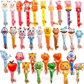 🔥พร้อมส่ง🔥 ลูกโป่งลายการ์ตูน มีมากกว่า50ลาย เลือกลายได้ ลูกโป่งฟอยล์ถือได้