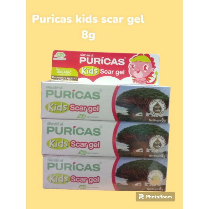 Puricas kids scar gel เจลนักษาแปลเป็นเด็ก 8 กรัม