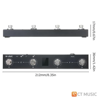 (ประกันศูนย์ไทย ส่งด่วนทันที) M-VAVE Chocolate Plus / Chocolate Wireless Midi Foot Controller ฟุตสวิตช์ MVAVE Chocolate+
