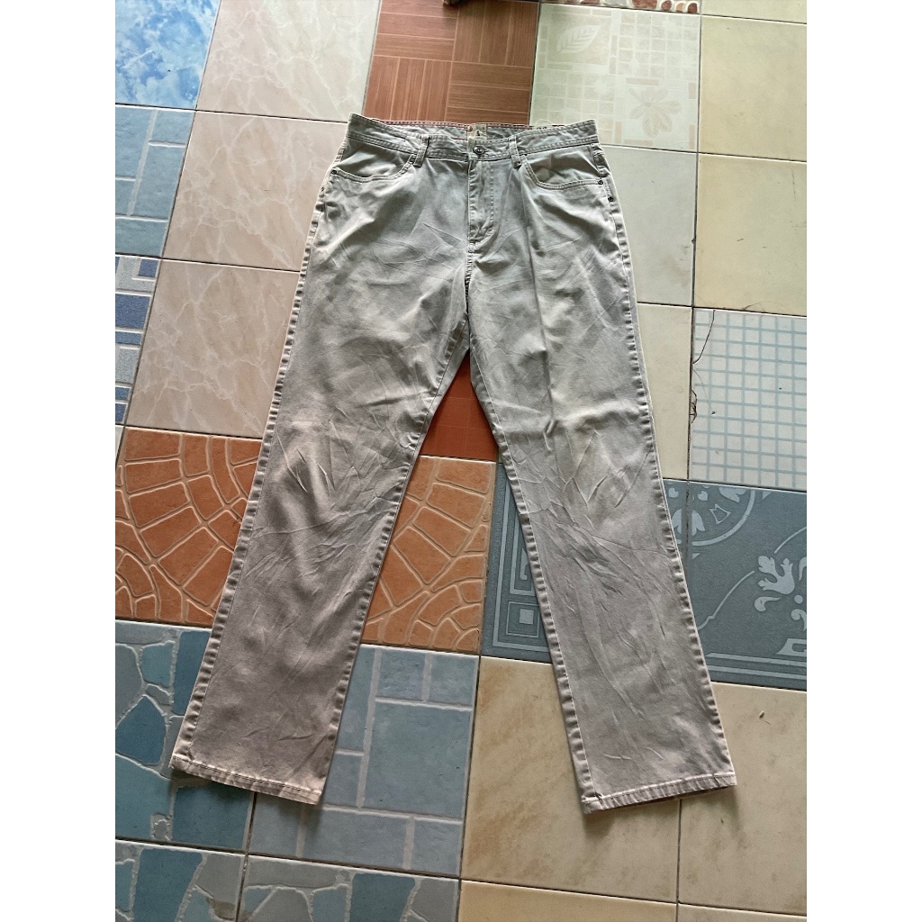 กางเกงขายาวทรงกระบอก Red Head 36