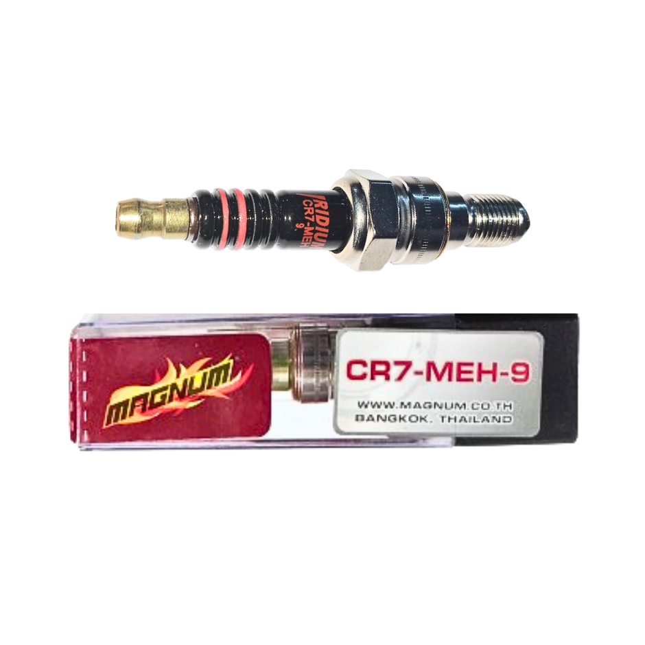 MAGNUM IRIDIUM หัวเทียน CR7-MEH-9 สำหรับ CLICKคาร์บู,AIR BLADE,CLICKเก่า สินค้าพร้อมจัดส่ง