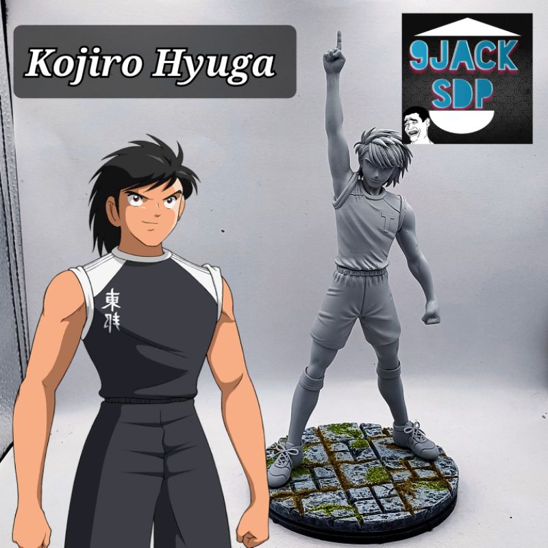 1/8 kojiro Hyuga capital tsubasa นักบอล อนิเมะ