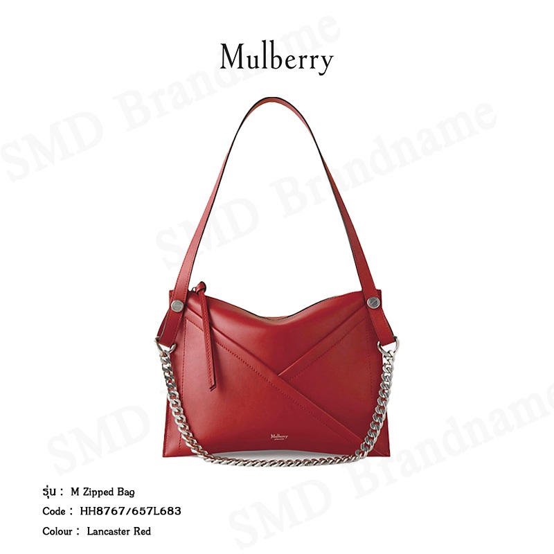 Mulberry กระเป๋าสะพายข้าง รุ่น M Zipped Bag Code: HH8767/657L683