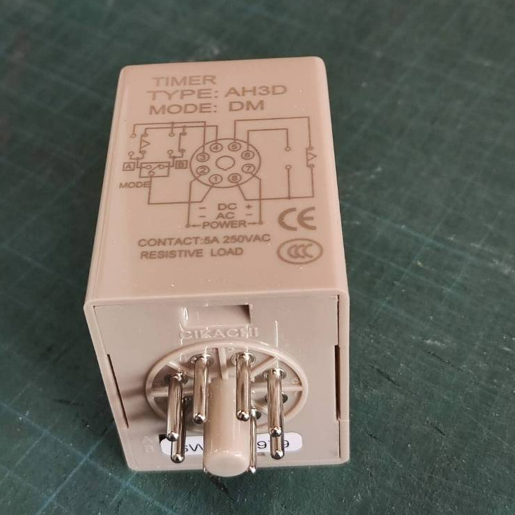 Timer ไทม์เมอร์ CIKACHI AH3D-DM 220V พร้อมขา