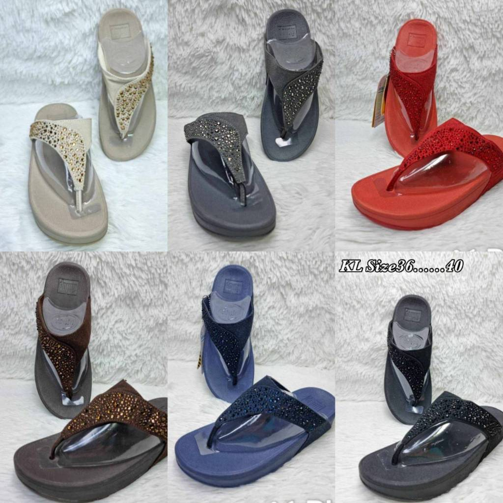 รองเท้าเตะ flipflop ผู้หญิง รุ่นเพช 36-40 สายสลิง