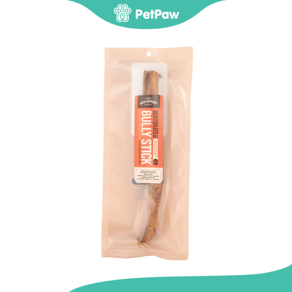 Hoya Barkery : Bully Stick ขนมขัดฟันสุนัข ตัวเดียวอันเดียววัว XL