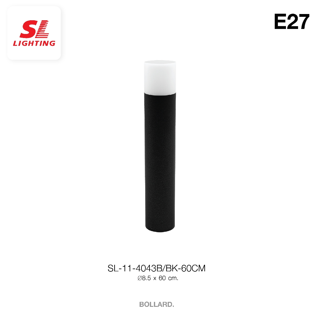 SL LIGHTING | Bollard โคมไฟสนาม โคมไฟทางเดิน สไตล์ Modern รุ่น SL-11-4020 / 4043 กลม,เหลี่ยม รูปที่ 5