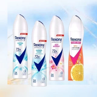 เซโลน่า สเปรย์ระงับกลิ่นกาย ชาวเวอร์คลีน หอมสดชื่นยาวนาน #Rexona 135ml.