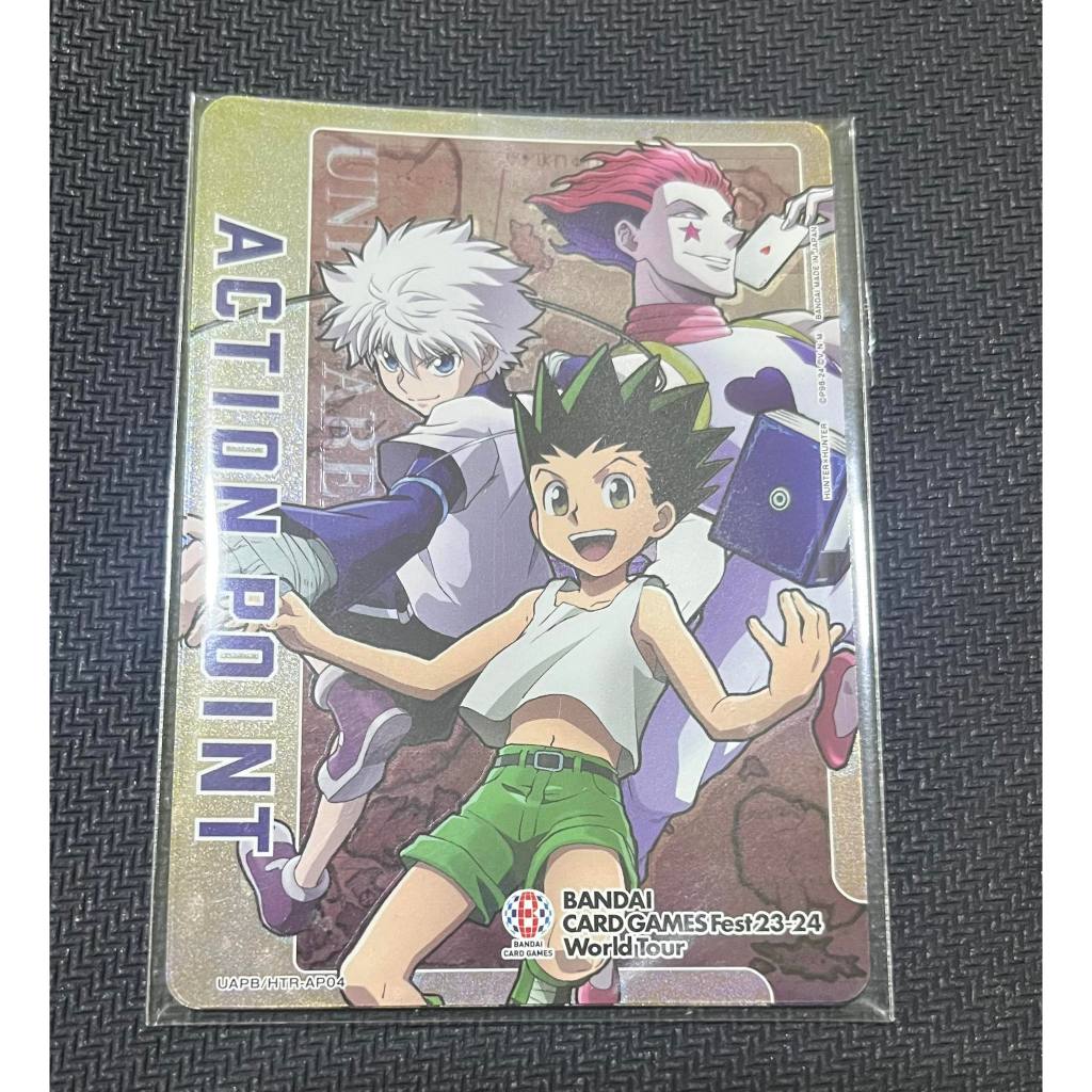 Union Arena Card Fest Limited Action Point Card : Hunter×Hunter x3 ใบ