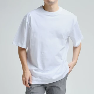 era-won เสื้อยืดโอเวอร์ไซส์ New Oversize T-Shirt สี White Action