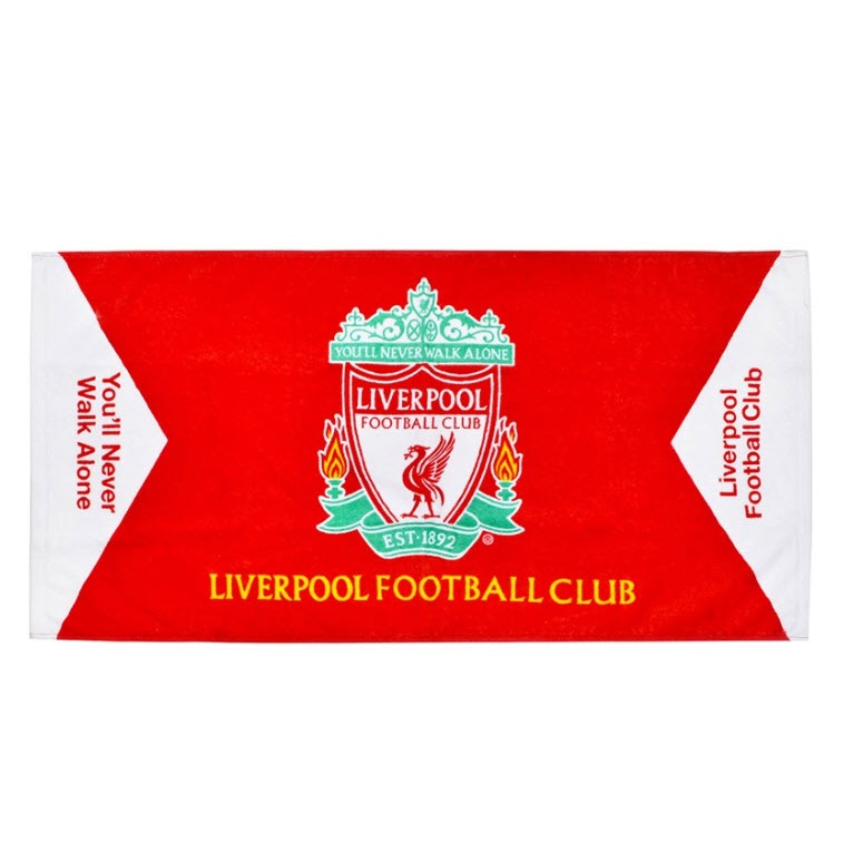 ผ้าเช็ดหน้า ผ้าเช็ดหัว ลิเวอร์พูล ลิขสิทธิ์แท้ (16 x 27 นิ้ว) Liverpool Football Club Licensed 's Fa