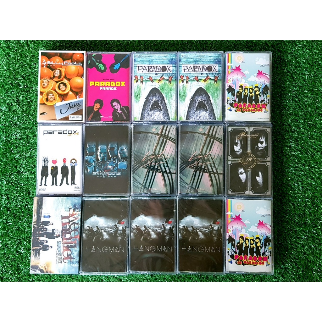 เทปเพลง (สินค้ามือ 1) Cassette Tape/Retrospect/Bodyslam/PARADOX/CLASH/25 Hours/Sweet Mullet/HANGMAN/