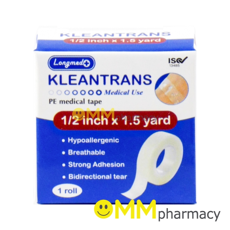 KLEANTRANS เทปใส 1/2นิ้วx1.5หลา