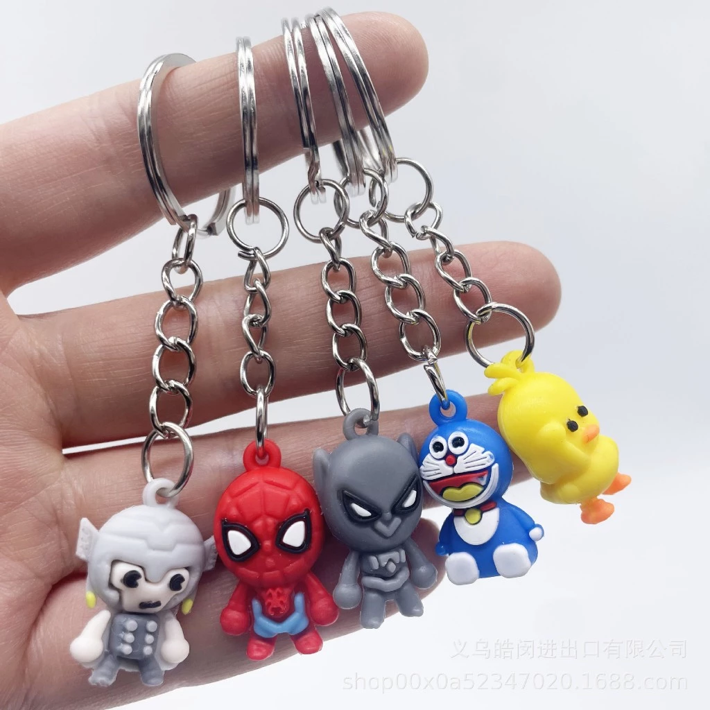 พวงกุญแจตุ๊กตาเป็ดการ์ตูนสีเหลือง thumbnail 4