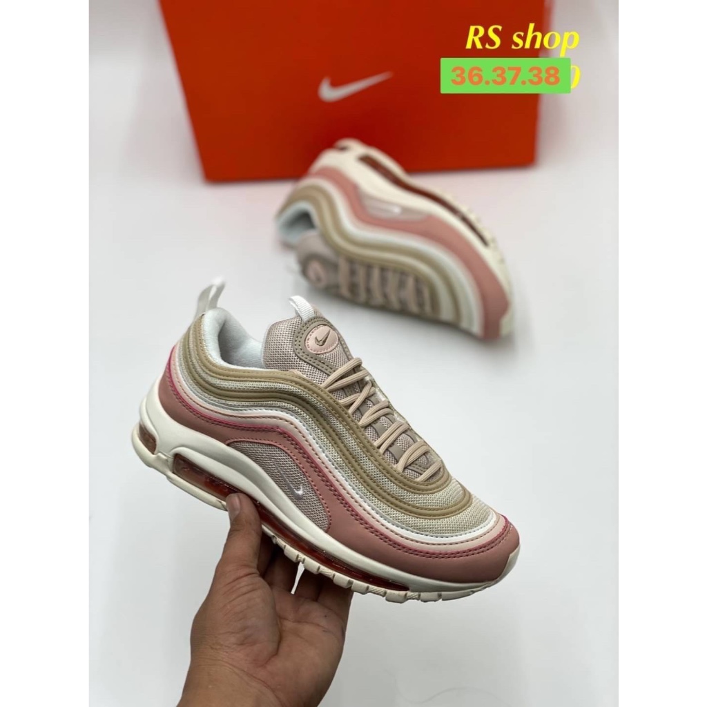 Nike air max 97 รองเท้าไนกี้ รองเท้าผู้หญิง พร้อมกล่องและอุปกรณ์ครบ
