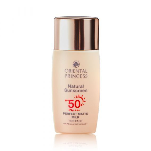 Oriental Princess Natural Sunscreen Perfect Matte Milk For Face SPF 50+ PA++++ 5