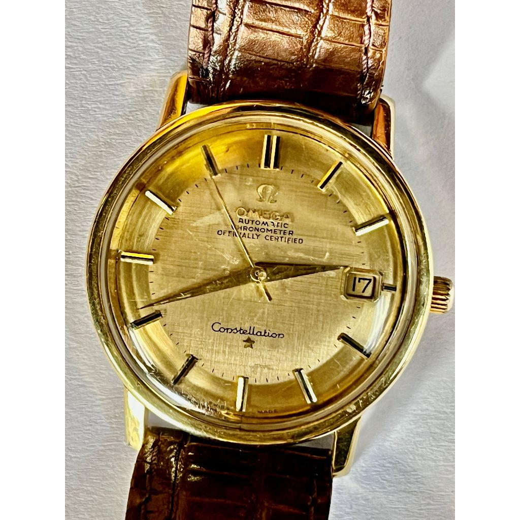 นาฬิกามือสอง OMEGA AUTOMERTIC CHRONOMETER OFFICIALLY CERTIFIED CONSTELLATIONC Cal.561 14ct โอเมก้า หอดูดาว