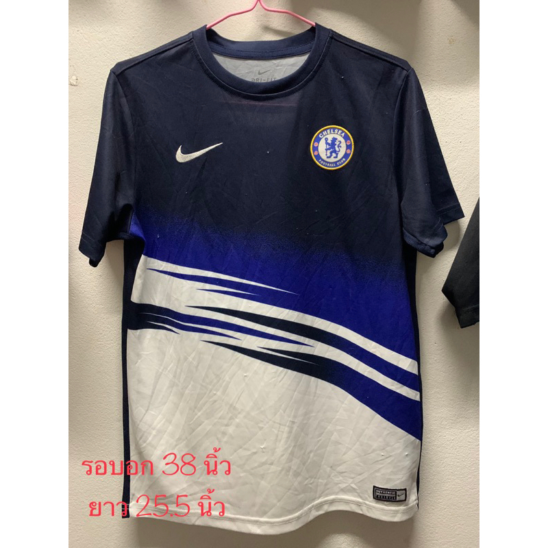 เสื้อบอล Chelsea 2019/20 เสื้อซ้อมแท้ size รอบอก 38 นิ้ว ยาว 25.5 นิ้ว