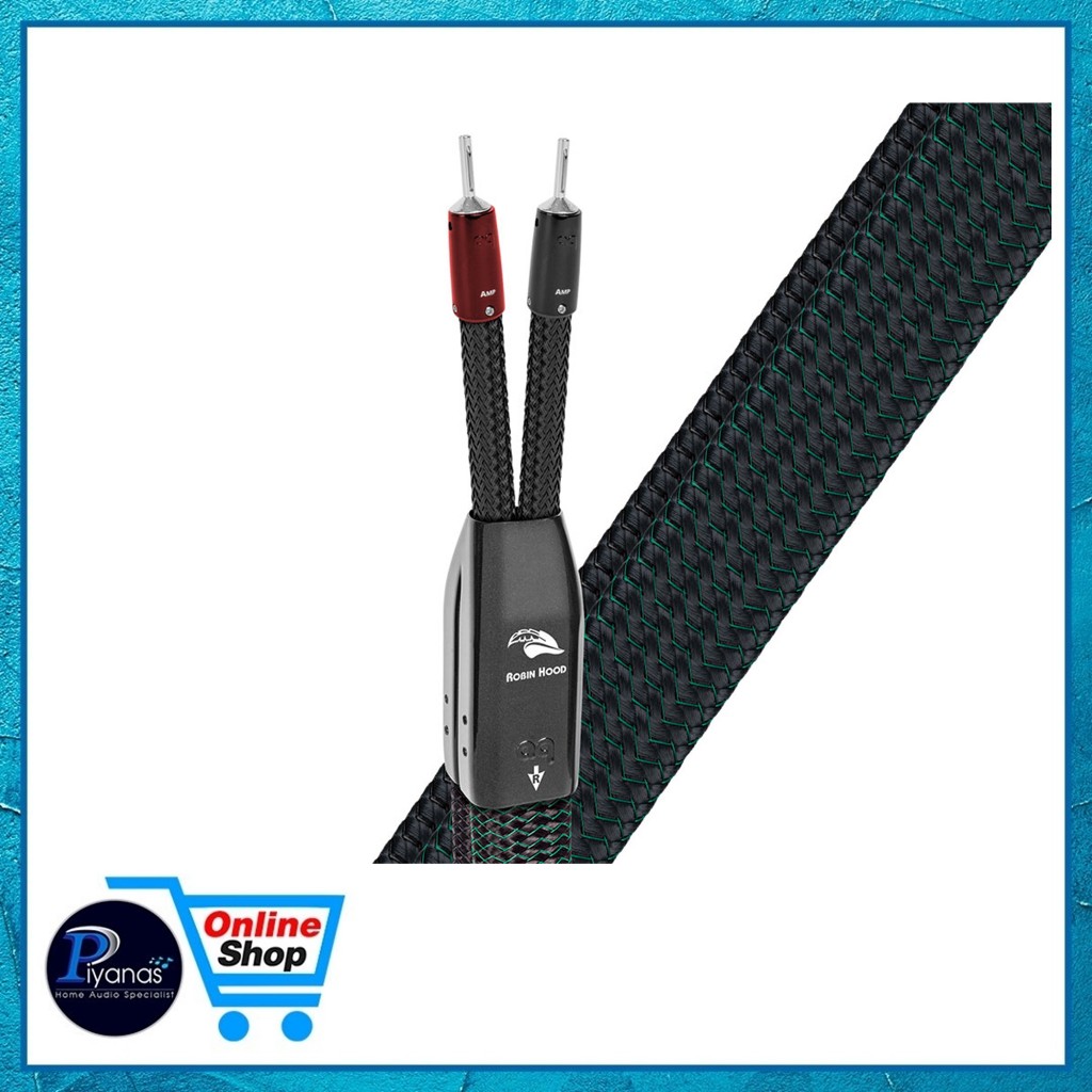 AUDIOQUEST : ROBIN HOOD ZERO WITH ROBIN HOOD BASS (BI-WIRE) /piyanas electric/ปิยะนัส อิเล็คทริคส์