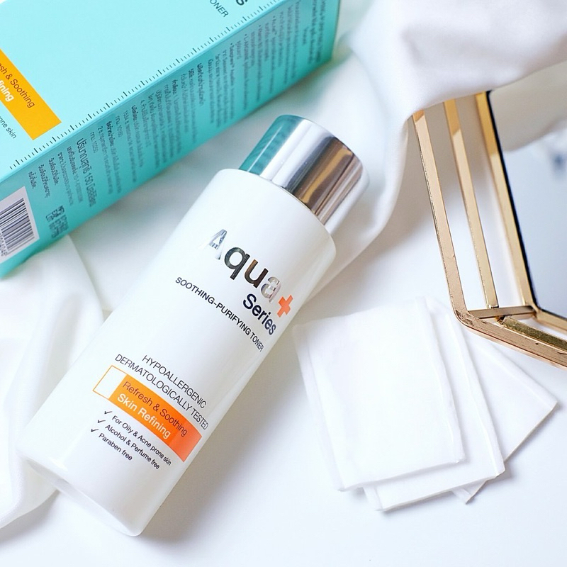 AquaPlus Soothing-Purifying Toner 150 ml. โทนเนอร์ปรับสมดุลผิว เพื่อผิวสะอาดหมดจดในอีกหนึ่งขั้นตอน