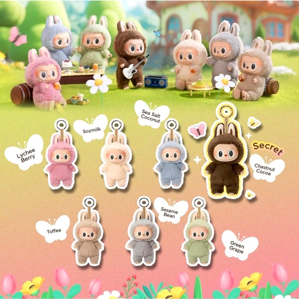 [แท้พร้อมส่ง] จุ่ม/เลือกสี Labubu The Monsters Exciting Macaron Popmart