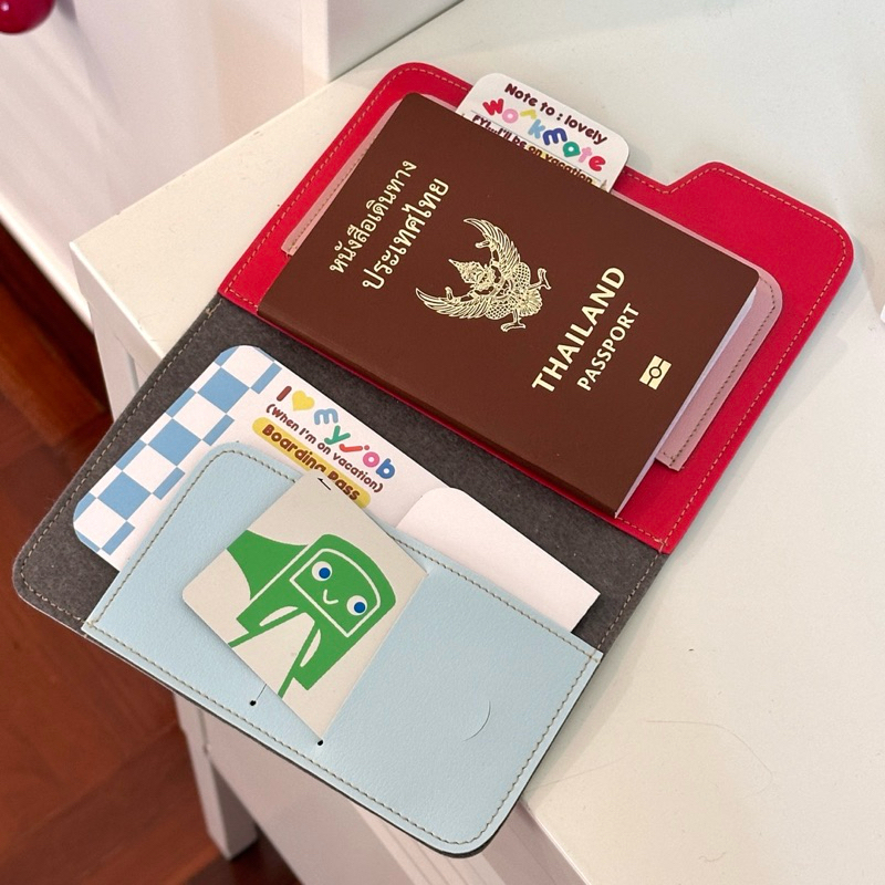 Passport case passport holder เคสพาสปอร์ต ซองหนังใส่พาสปอร์ต 📁🖍