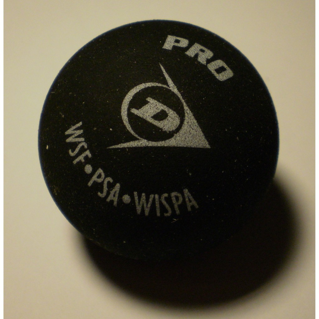 ลูกสควอช มาตรฐานสากล (2จุดเหลือง) 1กล่อง/12ลูก Dunlop Double Dot Squash Ball (สินค้าลิขสิทธิ์แท้ 100%)