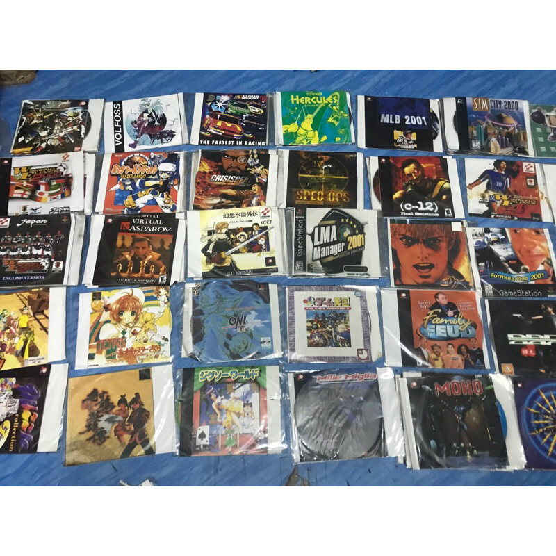 PS1,เกมส์ (19) แผ่นปั๊มรุ่นเก่า หายาก มือ 1 สภาพใส