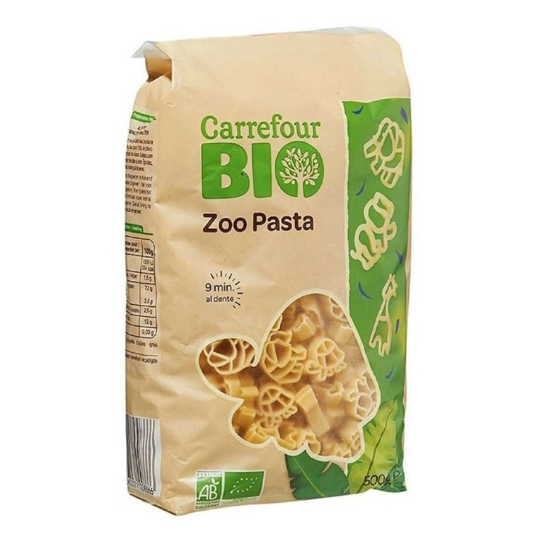Carrefour Bio Zoo Pasta คาร์ฟูร์ พาสต้า ไบโอซู 500g.