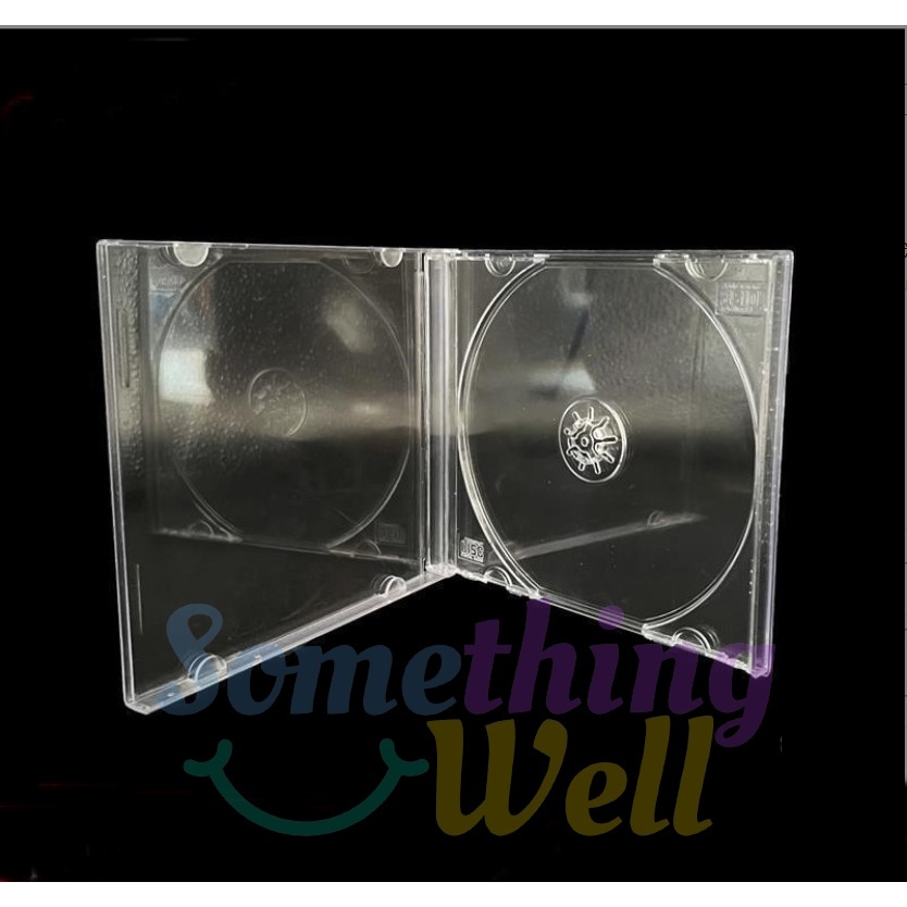 กล่องใส่แผ่นCDและDVD (แบบตกแตก) SET 5/10แผ่น รุ่นหนา 1 CM