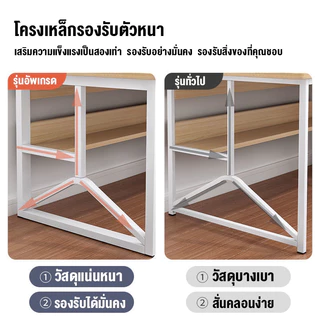 โต๊ะ​คอมพิวเตอร์ 2ชั้น 100/120CMพร้อมตู โต๊ะทำงาน สามารถวางคอมพิวเตอร์ แข็งแรงและทนทาน ไตล์โมเดิร์น