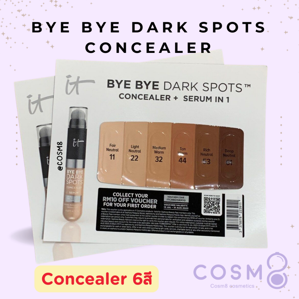 [ลด30% ใช้โค้ดไลฟ์/Shopee Video] พร้อมส่ง แท้ รวมเทสเตอร์ Tester Concealer