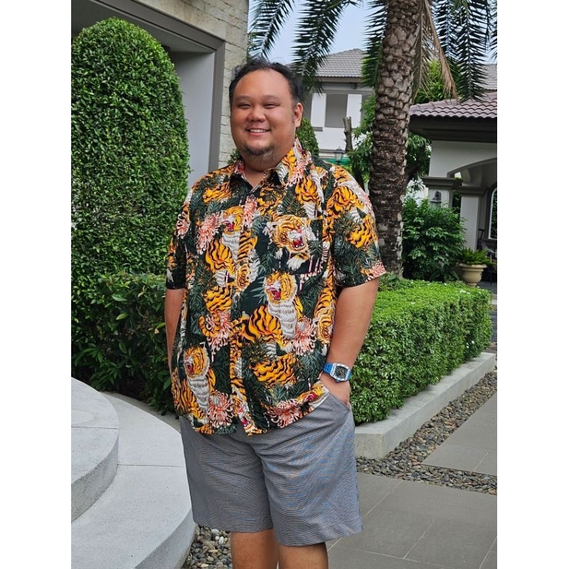 2024 เสื้อฮาวาย ผู้ชาย บิ๊กไซต์