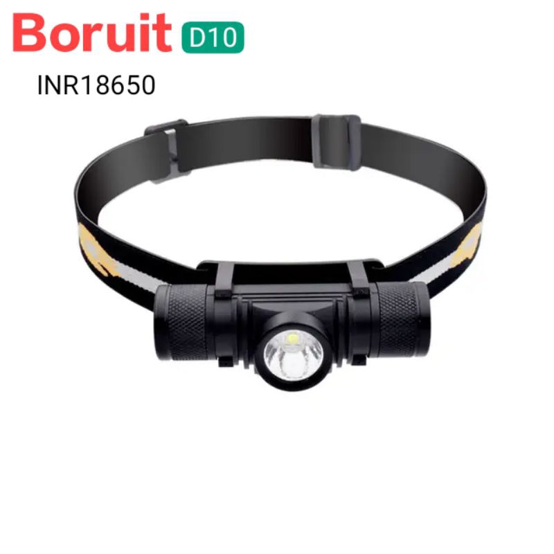 Boruit D10 Xm - L2 Led ไฟฉายคาดหัว Outdoor ไฟหน้ามัลติฟังก์ชั่น กันน้ํา 18650 ไฟฉายชาร์จไฟ ส่งระยะไก