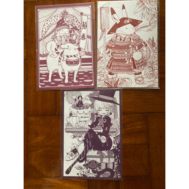 (แท้)โปสการ์ด Hoozuki no Reitetsu จำนวน3 ใบ