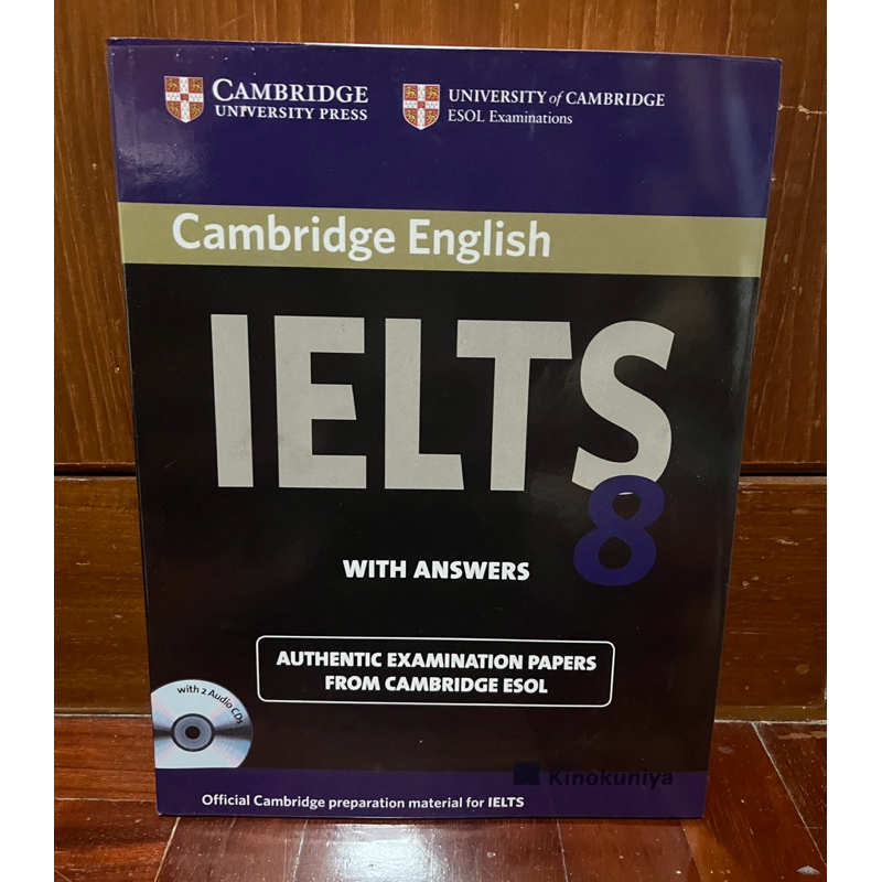 Cambridge English IELTS 8 พร้อม audio CDs