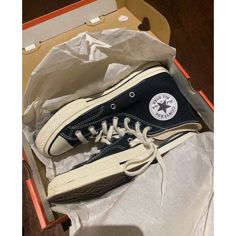 Converse Chuck Taylor หุ้มข้อสีดำแท้ Size39