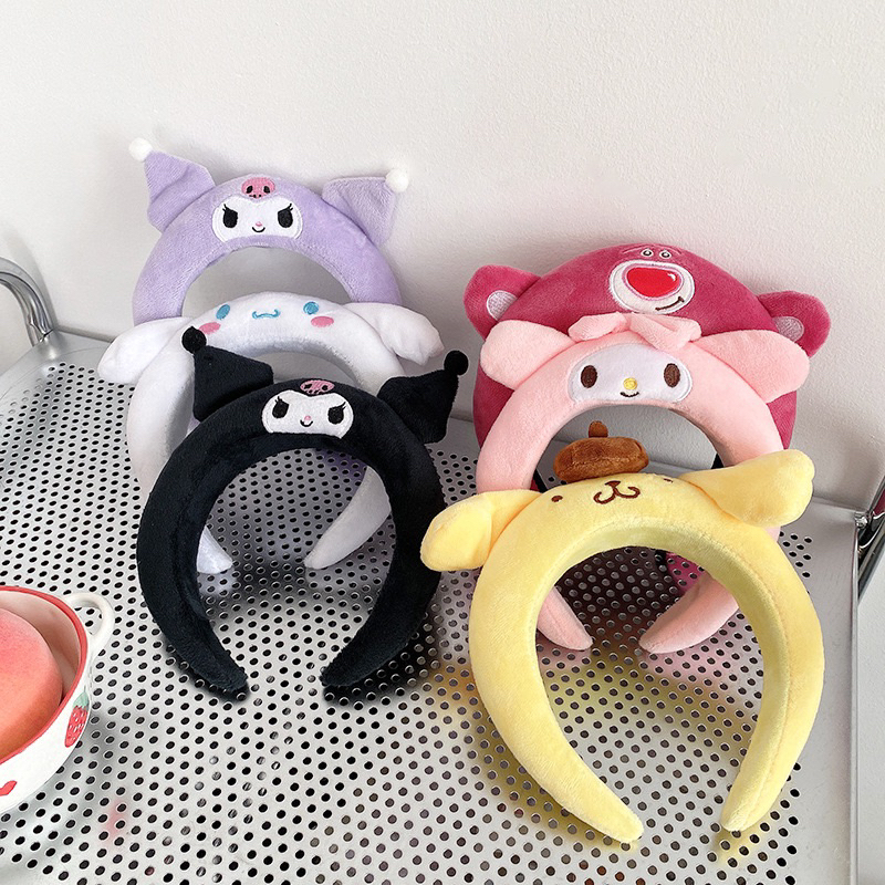 [พร้อมส่งในไทย] ที่คาดผมแฟชั่นเกาหลีตัวการ์ตูนซานริโอ้งับหัว Sanrio หลากหลายแบบ นุ่ม ไม่เจ็บหัว ใส่สบาย รับประกันคุณภาพ